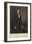 Portrait of Abraham Lincoln-Mathew Brady-Framed Giclee Print