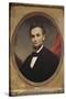 Portrait of Abraham Lincoln-Matthew Henry Wilson-Stretched Canvas