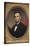 Portrait of Abraham Lincoln-Matthew Henry Wilson-Stretched Canvas