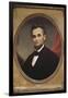 Portrait of Abraham Lincoln-Matthew Henry Wilson-Framed Art Print