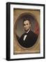 Portrait of Abraham Lincoln-Matthew Henry Wilson-Framed Art Print