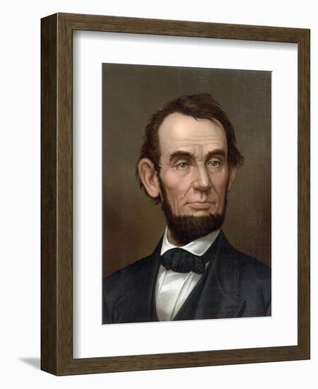 Portrait of Abraham Lincoln-null-Framed Giclee Print