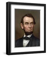 Portrait of Abraham Lincoln-null-Framed Giclee Print