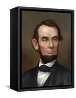 Portrait of Abraham Lincoln-null-Framed Stretched Canvas