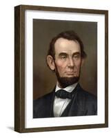 Portrait of Abraham Lincoln-null-Framed Giclee Print