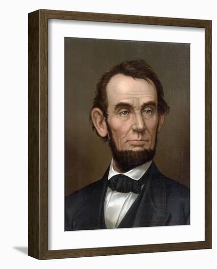 Portrait of Abraham Lincoln-null-Framed Giclee Print