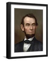Portrait of Abraham Lincoln-null-Framed Giclee Print