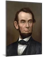 Portrait of Abraham Lincoln-null-Mounted Giclee Print