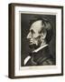 Portrait of Abraham Lincoln-null-Framed Giclee Print