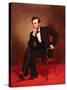 Portrait of Abraham Lincoln-George Peter Alexander Healy-Stretched Canvas
