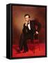 Portrait of Abraham Lincoln-George Peter Alexander Healy-Framed Stretched Canvas