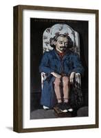 Portrait of Achille Emperaire by Paul Cezanne-null-Framed Giclee Print