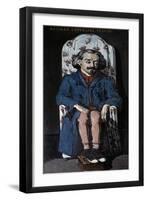 Portrait of Achille Emperaire by Paul Cezanne-null-Framed Giclee Print