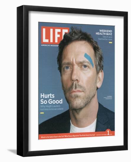 Portrait of Actor Hugh Laurie, September 1, 2006-Cass Bird-Framed Photographic Print