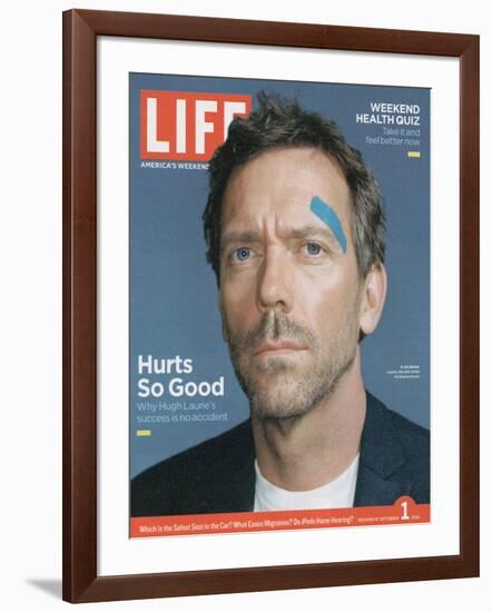 Portrait of Actor Hugh Laurie, September 1, 2006-Cass Bird-Framed Photographic Print