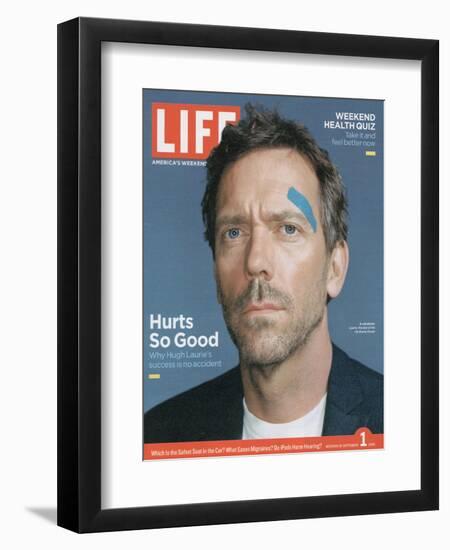 Portrait of Actor Hugh Laurie, September 1, 2006-Cass Bird-Framed Premium Photographic Print