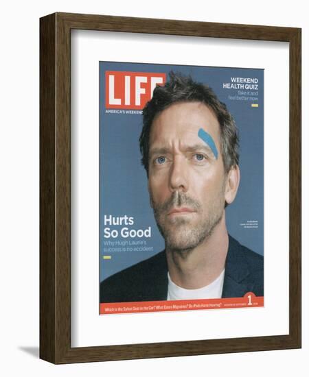 Portrait of Actor Hugh Laurie, September 1, 2006-Cass Bird-Framed Photographic Print