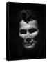 Portrait of Actor Jack Palance Looking Like a Jack O' Lantern-Loomis Dean-Framed Stretched Canvas