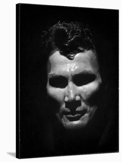 Portrait of Actor Jack Palance Looking Like a Jack O' Lantern-Loomis Dean-Stretched Canvas