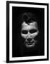 Portrait of Actor Jack Palance Looking Like a Jack O' Lantern-Loomis Dean-Framed Photographic Print