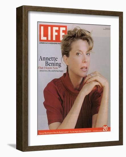 Portrait of Actress Annette Bening, October 20, 2006-Brigitte Lacombe-Framed Photographic Print