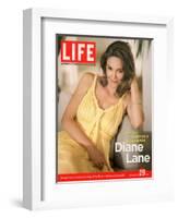 Portrait of Actress Diane Lane at Home, July 29, 2005-Guy Aroch-Framed Photographic Print