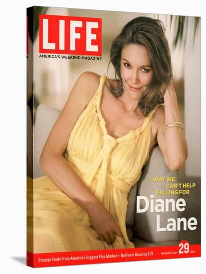 Portrait of Actress Diane Lane at Home, July 29, 2005-Guy Aroch-Stretched Canvas