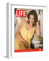 Portrait of Actress Diane Lane at Home, July 29, 2005-Guy Aroch-Framed Photographic Print