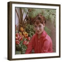 Portrait of Actress Elsa Martinelli-Ralph Crane-Framed Photographic Print