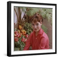 Portrait of Actress Elsa Martinelli-Ralph Crane-Framed Photographic Print