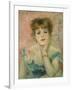 Portrait of Actress Jeanne Samary-Pierre-Auguste Renoir-Framed Giclee Print