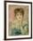 Portrait of Actress Jeanne Samary-Pierre-Auguste Renoir-Framed Giclee Print