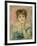 Portrait of Actress Jeanne Samary-Pierre-Auguste Renoir-Framed Giclee Print