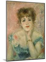 Portrait of Actress Jeanne Samary-Pierre-Auguste Renoir-Mounted Giclee Print