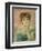 Portrait of Actress Jeanne Samary-Pierre-Auguste Renoir-Framed Giclee Print