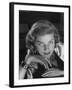 Portrait of Actress Lauren Bacall, Hollywood, Ca-null-Framed Premium Photographic Print