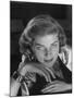 Portrait of Actress Lauren Bacall, Hollywood, Ca-null-Mounted Premium Photographic Print