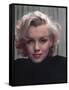 Portrait of Actress Marilyn Monroe on Patio of Her Home-Alfred Eisenstaedt-Framed Stretched Canvas