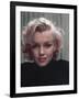 Portrait of Actress Marilyn Monroe on Patio of Her Home-Alfred Eisenstaedt-Framed Premium Photographic Print