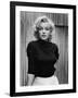 Portrait of Actress Marilyn Monroe on Patio of Her Home-Alfred Eisenstaedt-Framed Premium Photographic Print