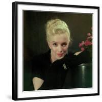 Portrait of Actress Marilyn Monroe-Ed Clark-Framed Premium Photographic Print