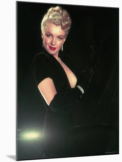 Portrait of Actress Marilyn Monroe-Ed Clark-Mounted Premium Photographic Print