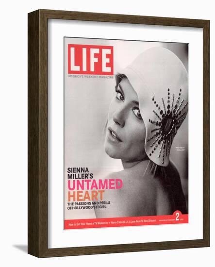 Portrait of Actress Sienna Miller, February 7, 2007-Matt Jones-Framed Photographic Print