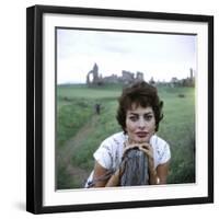 Portrait of Actress Sophia Loren-Loomis Dean-Framed Premium Photographic Print