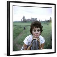 Portrait of Actress Sophia Loren-Loomis Dean-Framed Premium Photographic Print