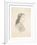 Portrait of Ada Vernon-Dante Gabriel Rossetti-Framed Premium Giclee Print