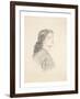 Portrait of Ada Vernon-Dante Gabriel Rossetti-Framed Premium Giclee Print