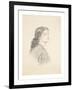 Portrait of Ada Vernon-Dante Gabriel Rossetti-Framed Premium Giclee Print