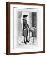 Portrait of Adam Smith (1723-179) (The Author of the Wealth of Nation), 1790-John Kay-Framed Giclee Print