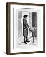 Portrait of Adam Smith (1723-179) (The Author of the Wealth of Nation), 1790-John Kay-Framed Giclee Print